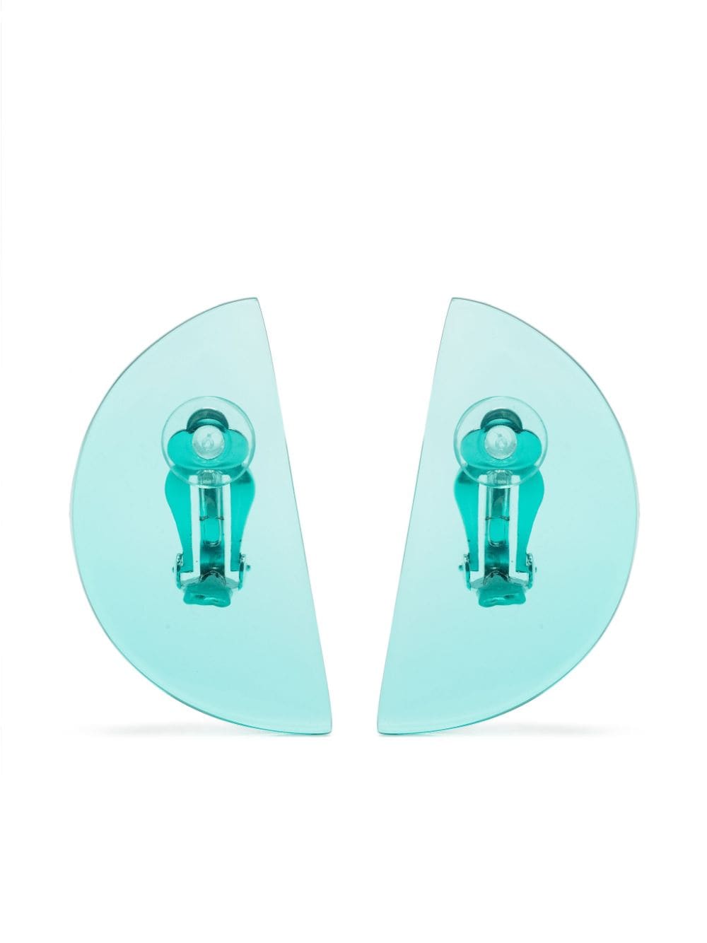 Shop Monies Solus Clip-on Earrings In Blue