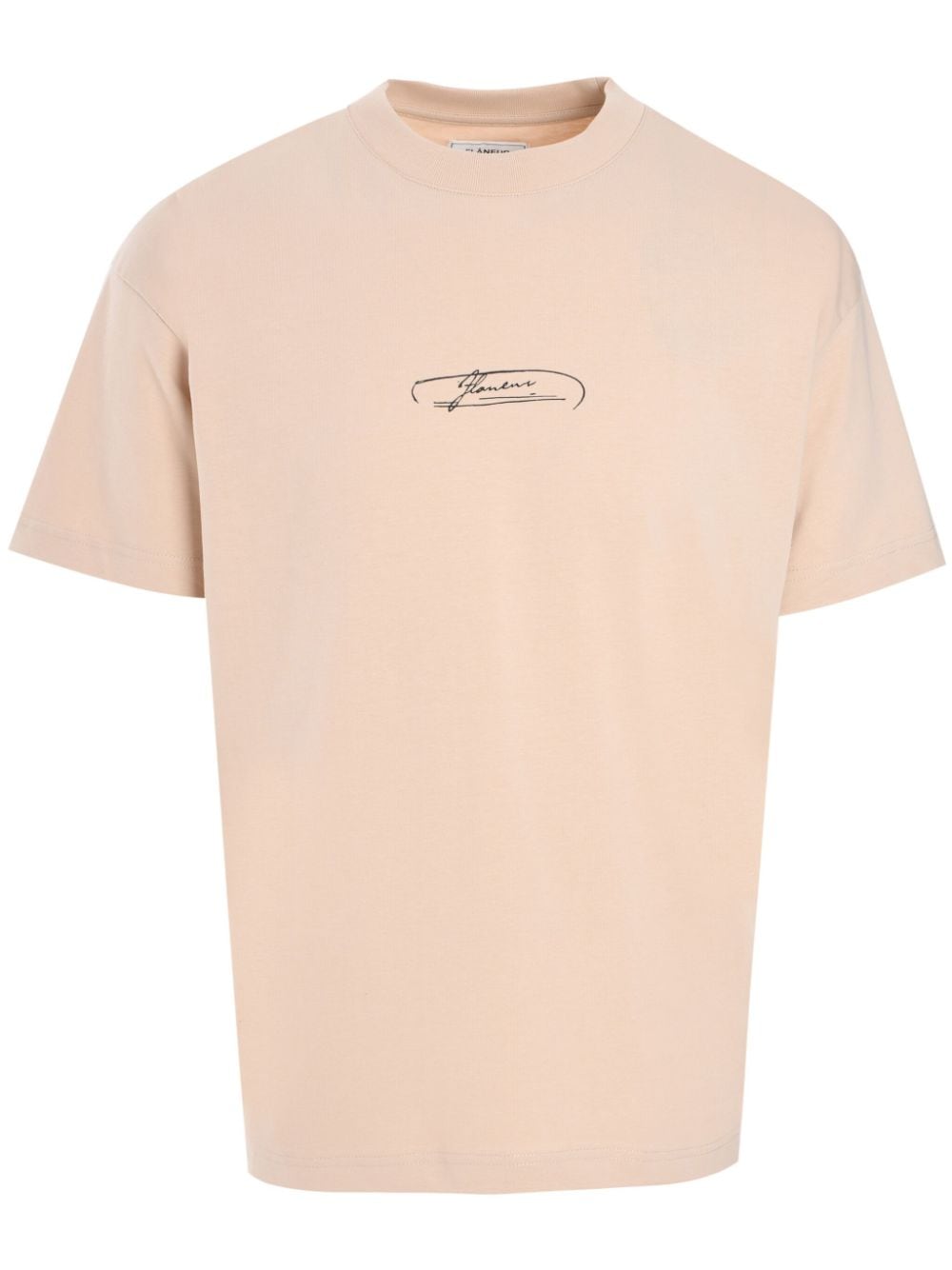 Flâneur Letter T-shirt In Pink