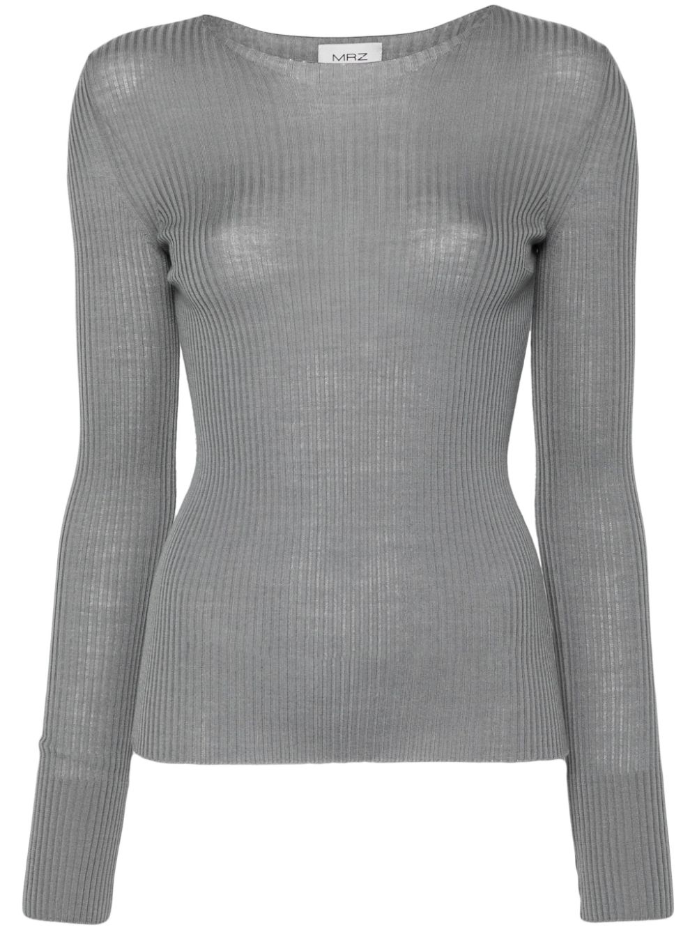 ribbed-knit top