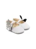 BabyWalker glitter-detail ballerina shoes - Silver