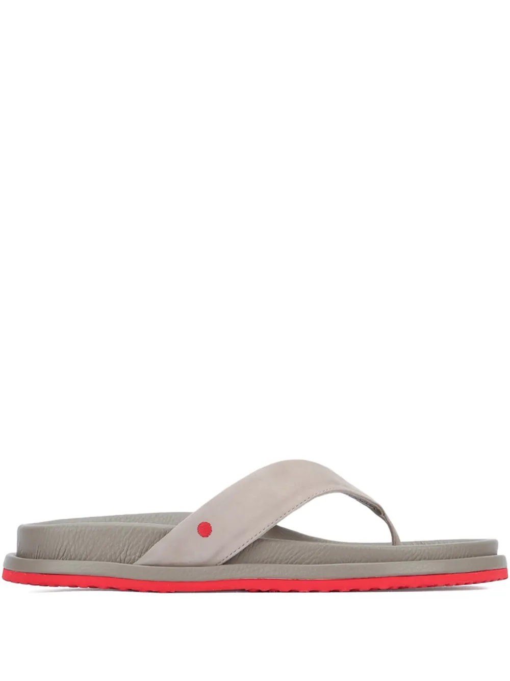 leather thong-strap sandals