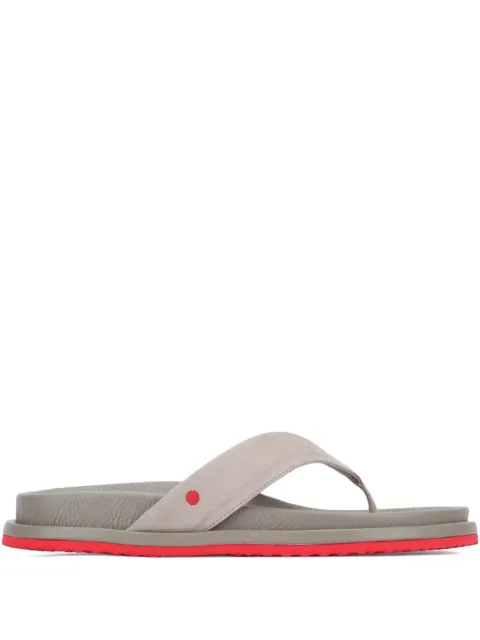 Kiton leather thong-strap sandals