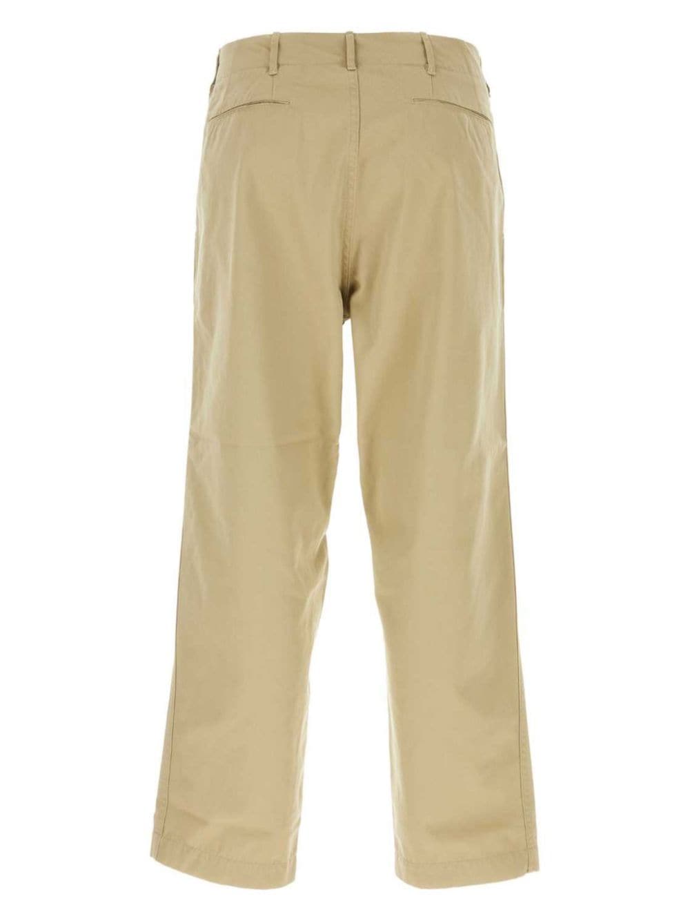 Nanamica concealed-fastening straight trousers - Beige