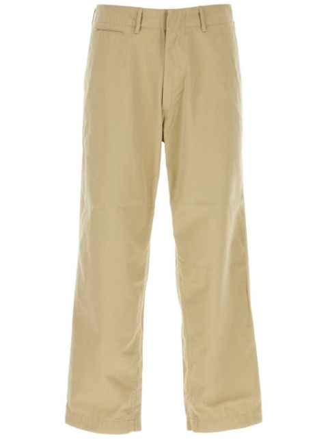 Nanamica concealed-fastening straight trousers 