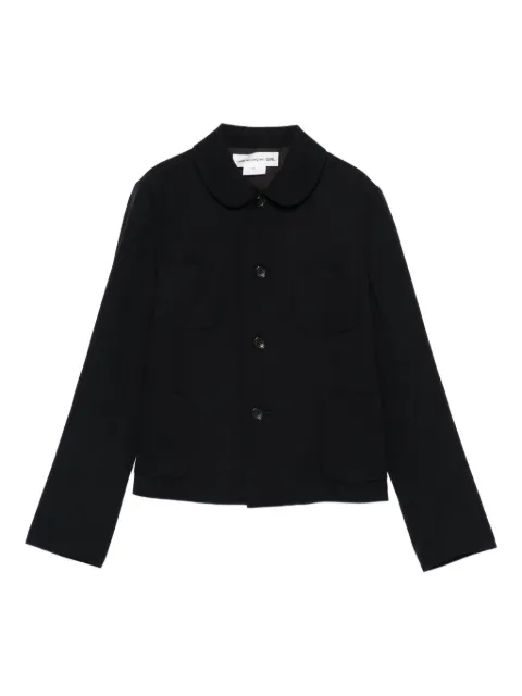 Comme Des Garçons Girl peter-pan collar pocket cardigan