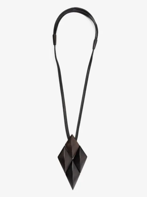 Monies wood necklace