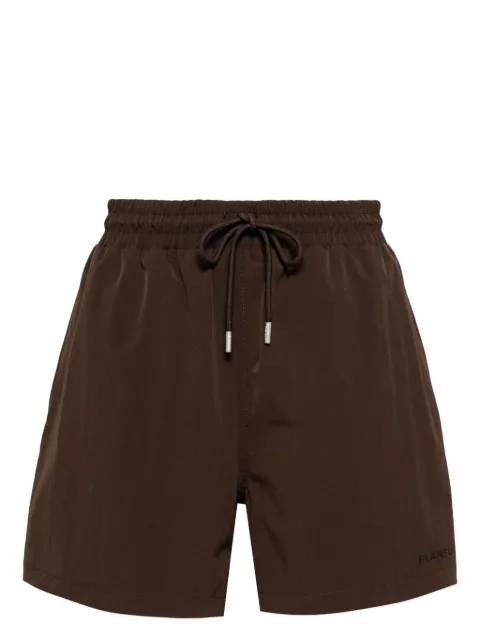 FLÂNEUR logo swim shorts