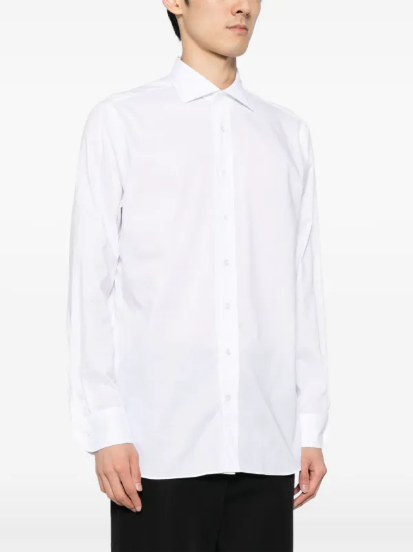 【関税込み】LARDINI MEN'S CLASSIC SHIRT Lardini Classic Shirt | White | FARFETCH JO