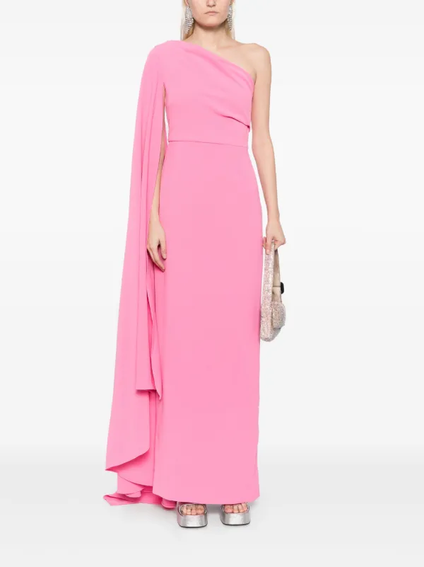 daria maxi dress Daria Draped Chiffon Maxi Dress by Meshki
