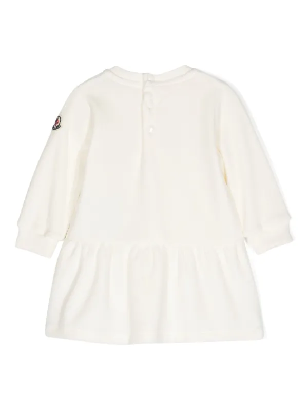 stripe-detail denim dress 