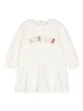 Moncler Enfant embroidered dress - White