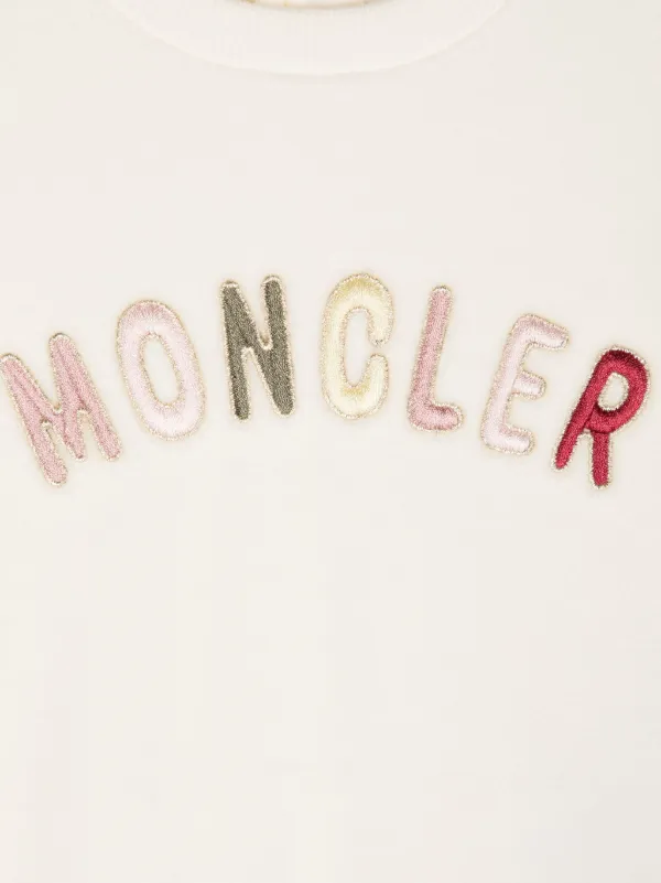 stripe-detail denim dress 