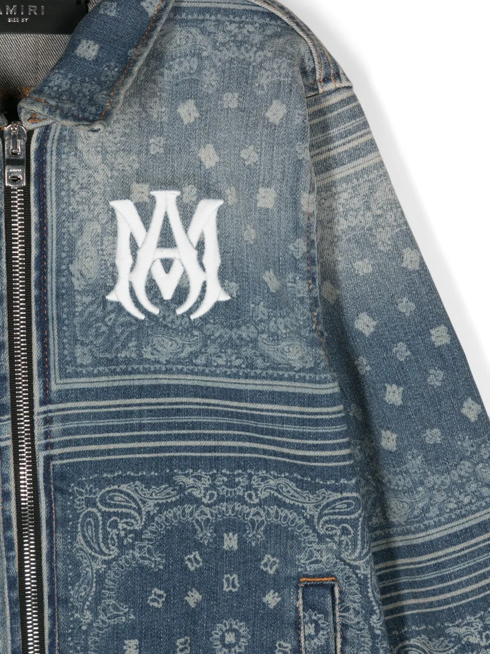 AMIRI KIDS Bandana jack met rits Blauw