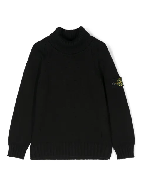 Stone Island Junior Compass-badge sweater