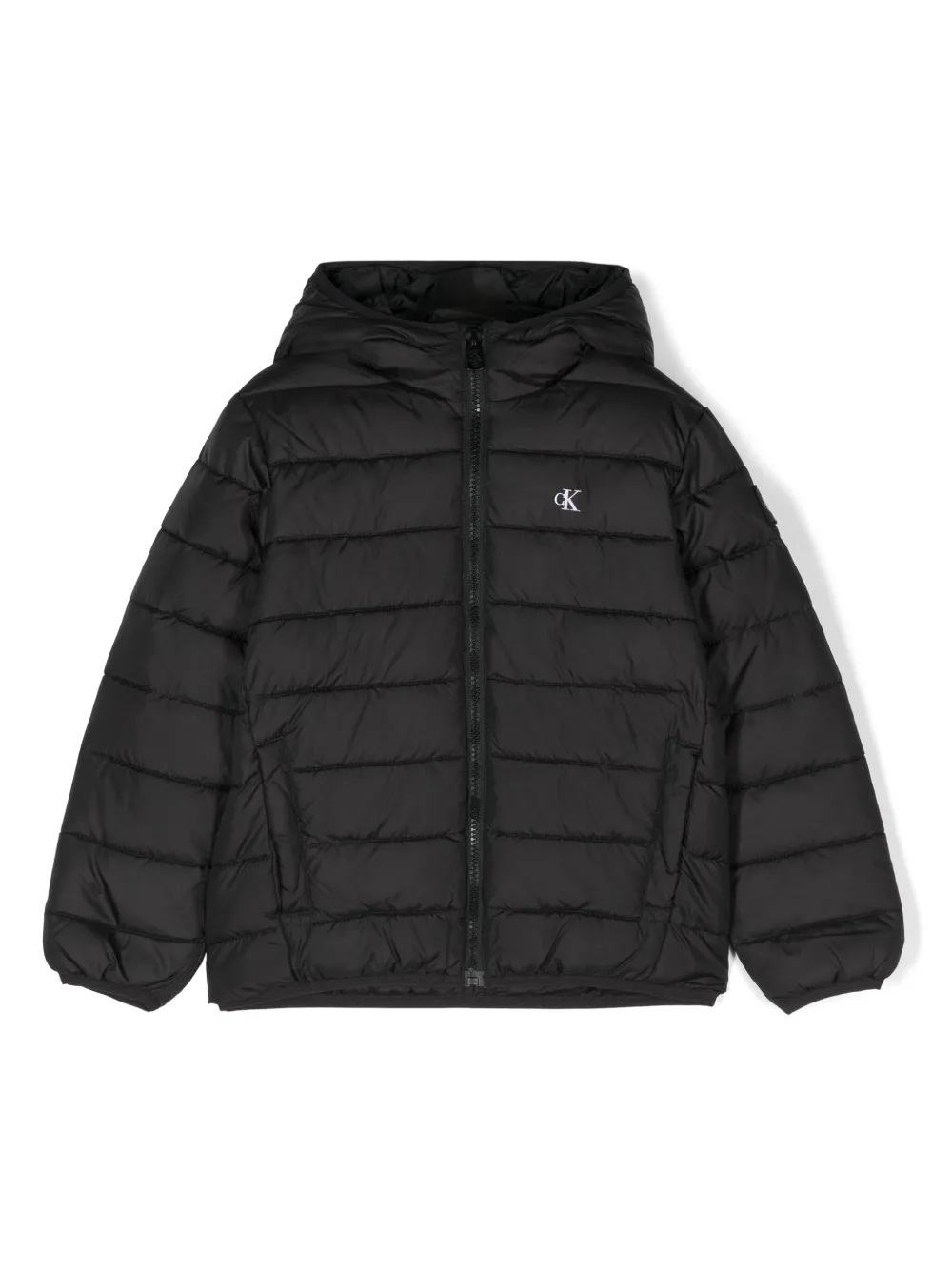 Calvin Klein Kids Jack met geborduurd logo Zwart