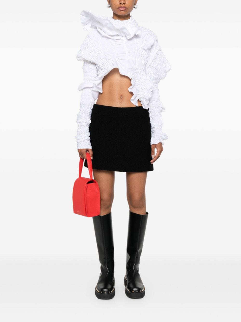 MSGM knitted mini skirt - Zwart