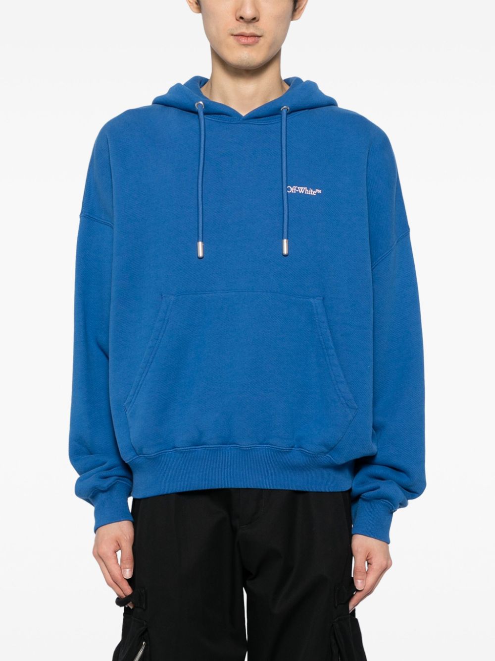 Off-White cotton hoodie Men