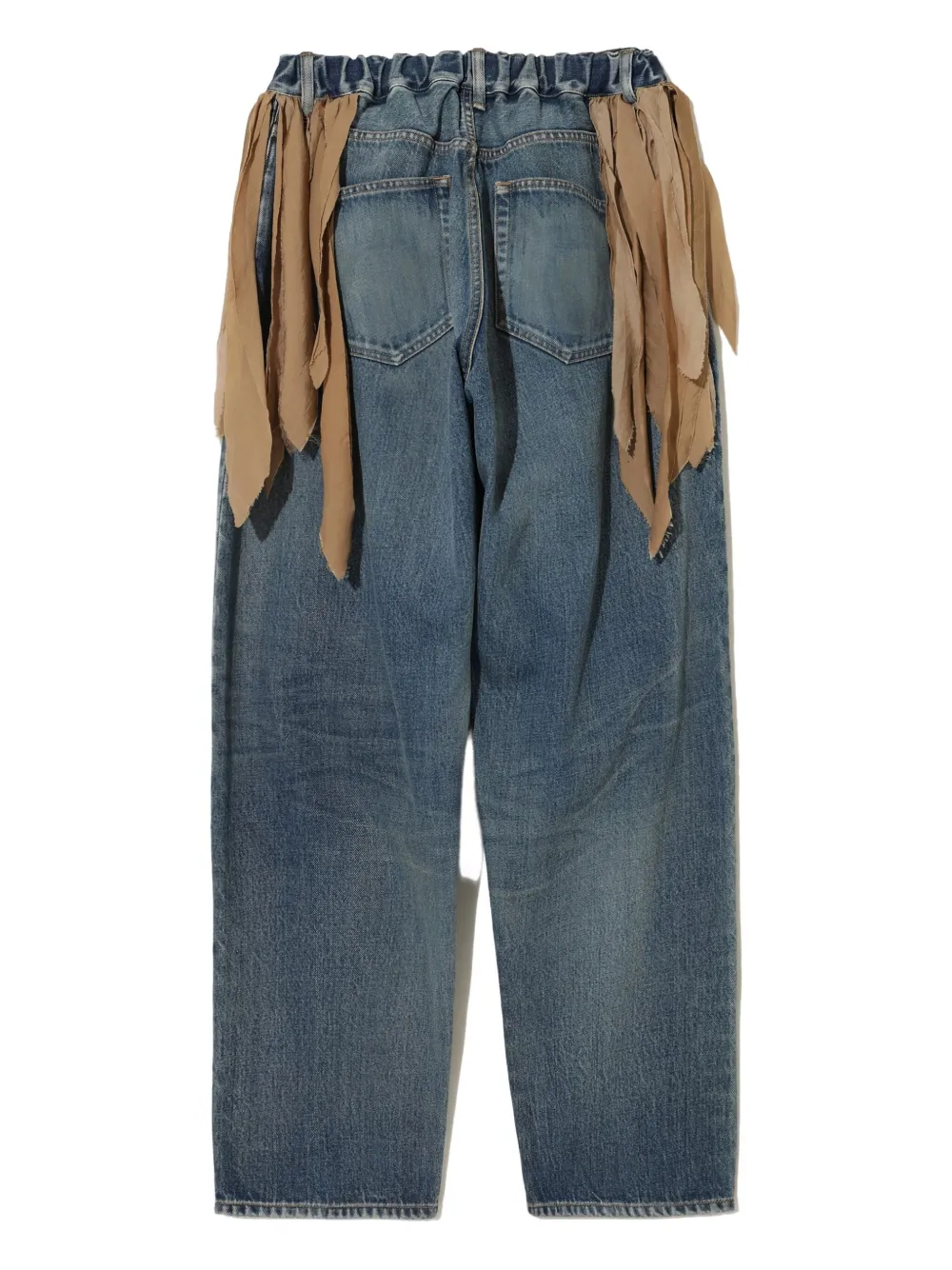 Undercover fringe-detail jeans Blauw
