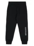 Moncler Enfant logo-print track pants - Blue
