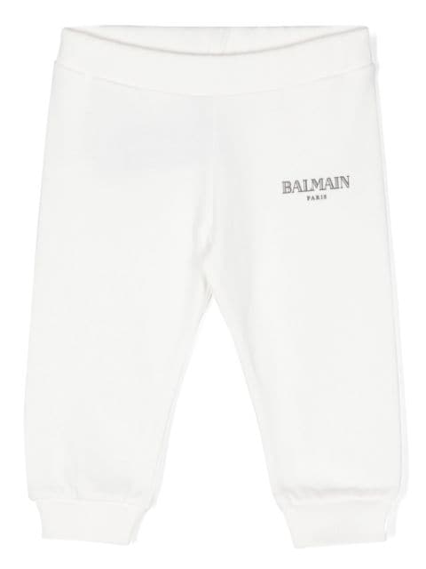 Balmain Kids logo-print track pants