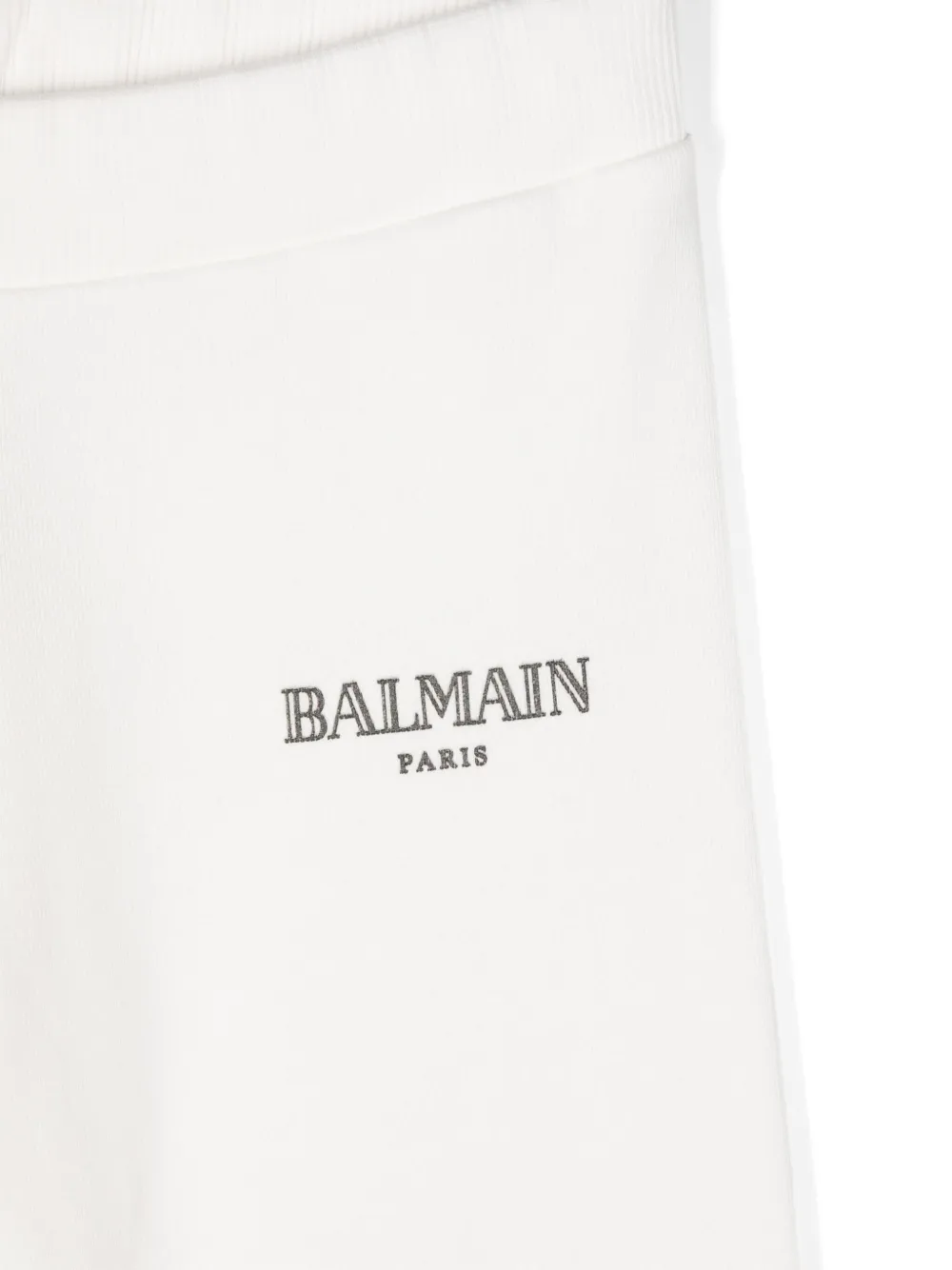 Balmain Kids Trainingsbroek met logoprint Wit