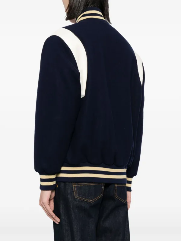 ジャケット・アウター ICECREAM VARSITY JACKET Embroidered BBC Icecream Black Varsity Jacket - Jackets Masters