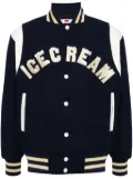 ICECREAM drippy varsity jacket - Blue