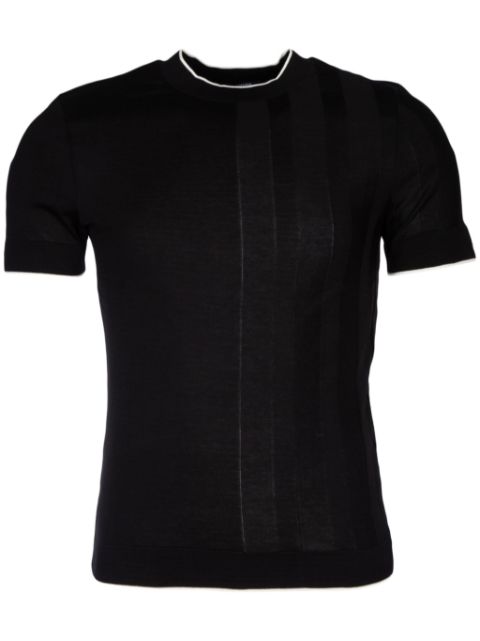 Jacquemus contrasting-trim detail T-Shirt Men