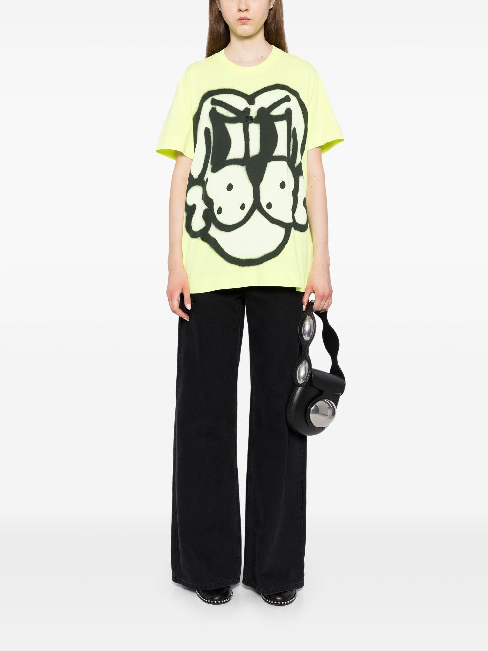 Givenchy T-shirt met grafische print - Groen