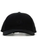 Moncler logo-appliqué cotton baseball cap - Black