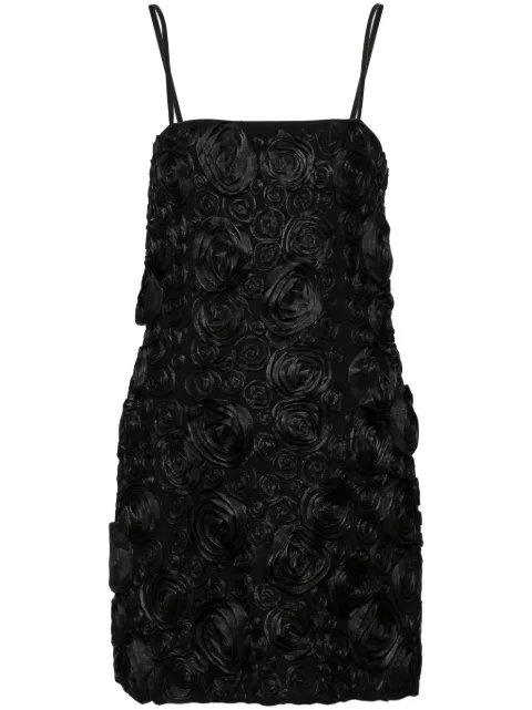 Blumarine floral-appliqué mini dress