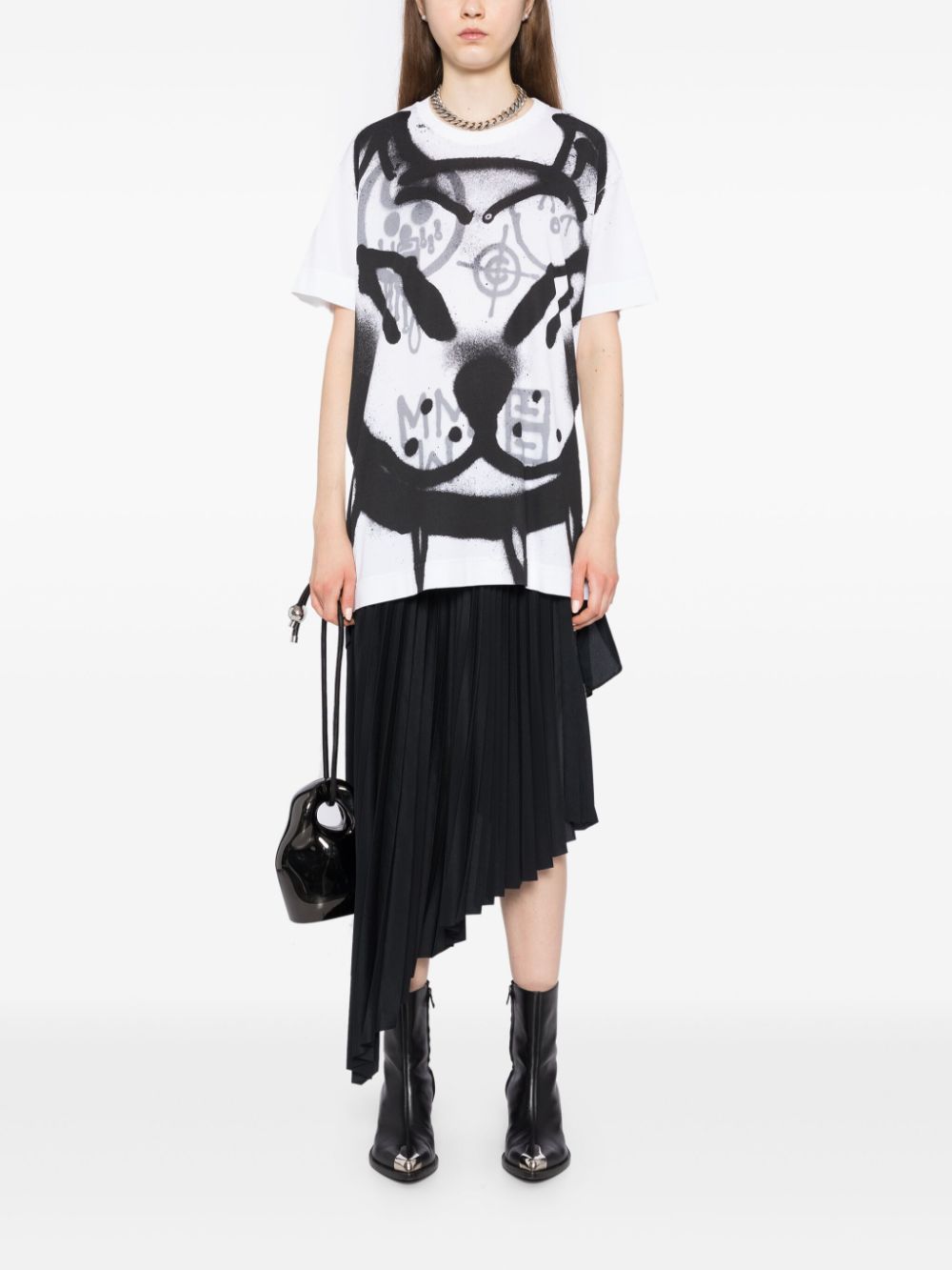 Givenchy T-shirt met grafische print - Zwart