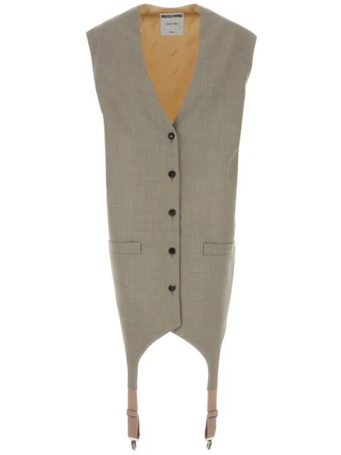 Moschino V-neck waistcoat