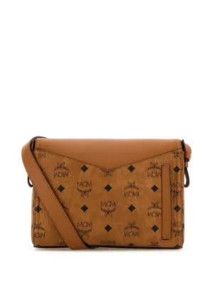 MCM Mini Dessau Bucket Bag | Brown | FARFETCH JO