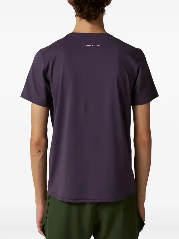 【新品】 District Vision ティーシャツ District Vision ロゴ Tシャツ | パープル | FARFETCH JP