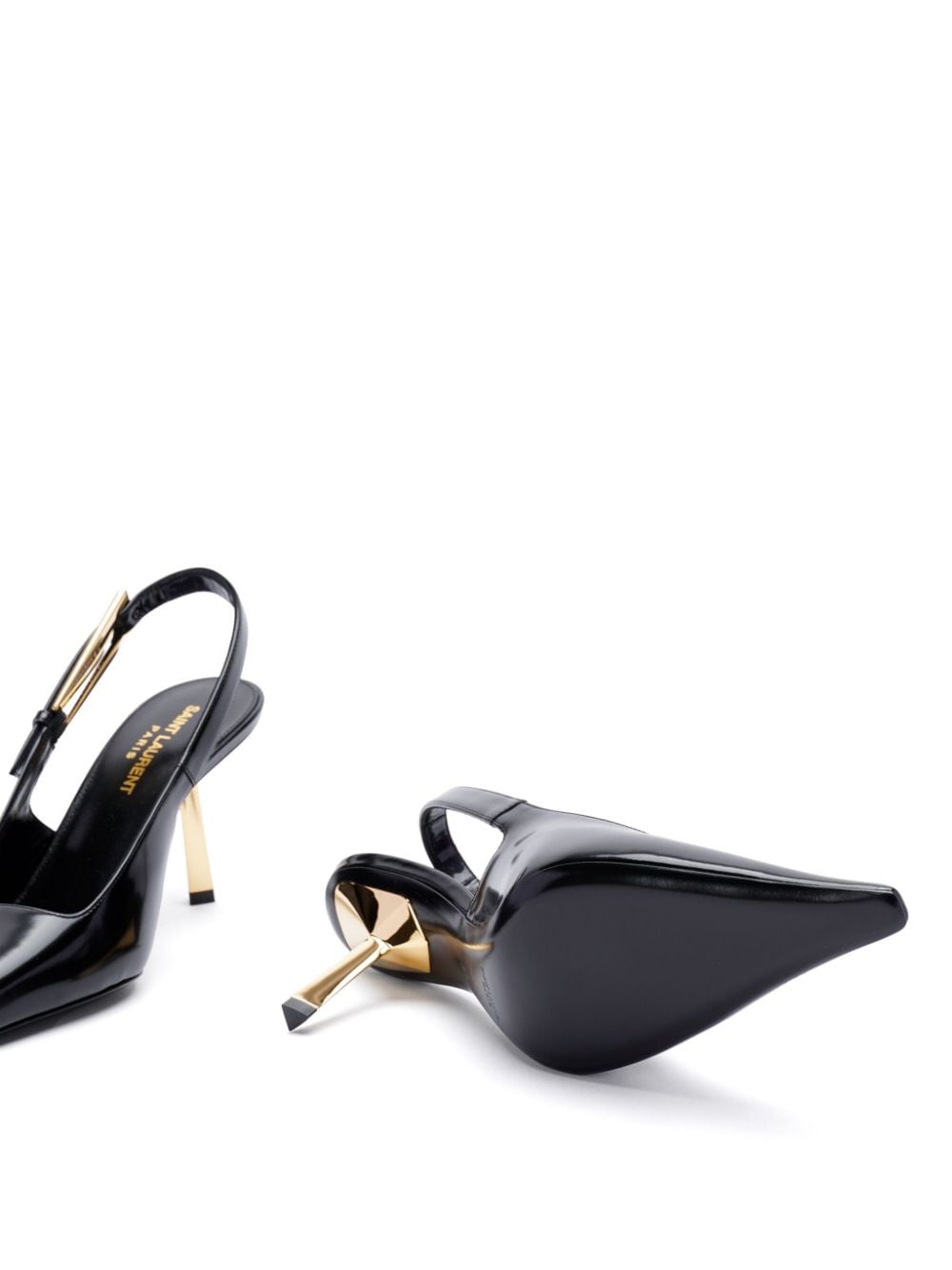 Shop Saint Laurent 75mm Lee Pumps In Black