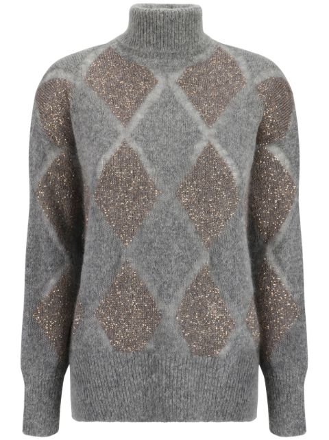 Brunello Cucinelli sequin-embellished jumper Women