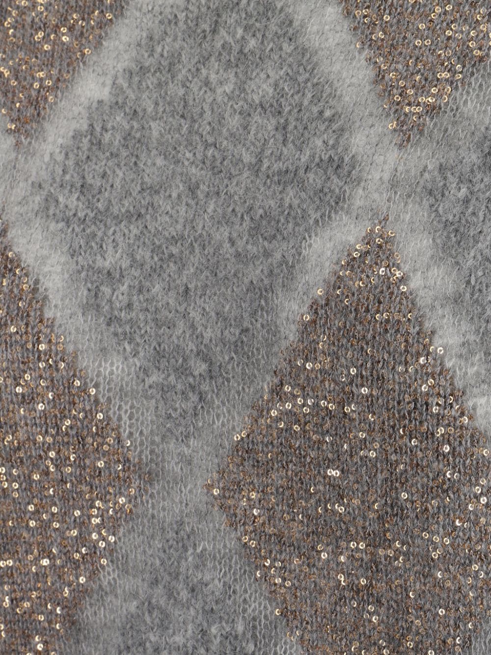 Shop Brunello Cucinelli Sequin-embellished Jumper In Grey