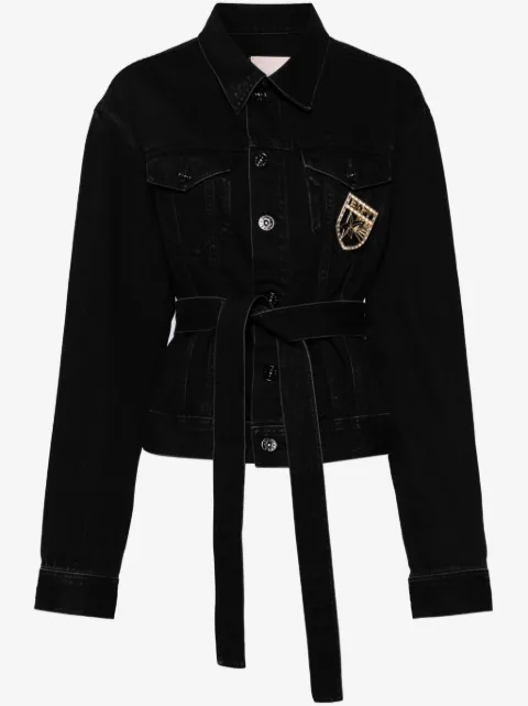 A BATHING APE® chamarra de mezclilla con logo