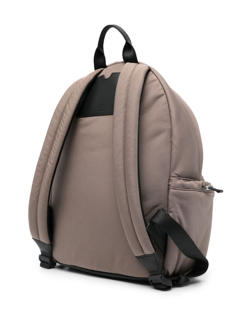 Shop Ami Alexandre Mattiussi Ami De Coeur-plaque Backpack In Grey