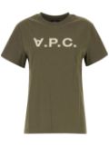 A.P.C. logo-print T-shirt - Green