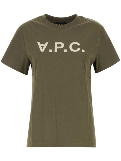 A.P.C. logo-print T-shirt Women