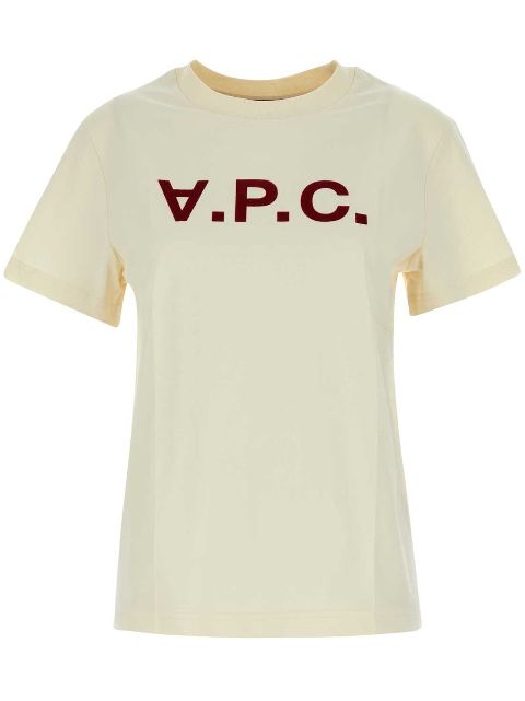 A.P.C. logo-print T-shirt Women