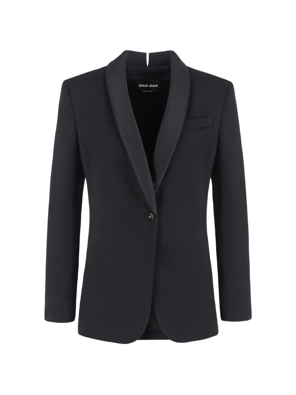 Giorgio Armani Blazer van scheerwol Zwart