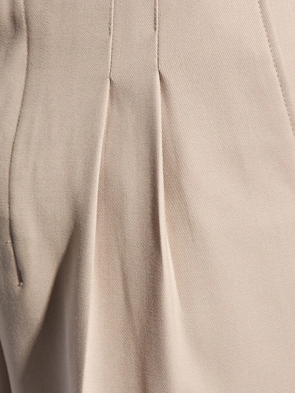 Ami Alexandre Mattiussi Pleated Trousers In Neutral