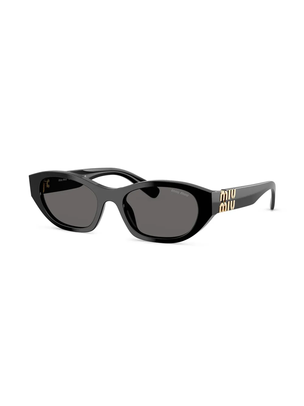 Miu Miu Eyewear Zonnebril met cat-eye montuur - Zwart