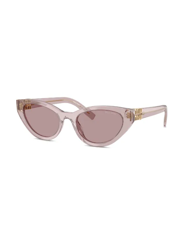 MIUMIUサングラス キャッツアイ Miu Miu Eyewear キャットアイ サングラス | ブラック | FARFETCH JP