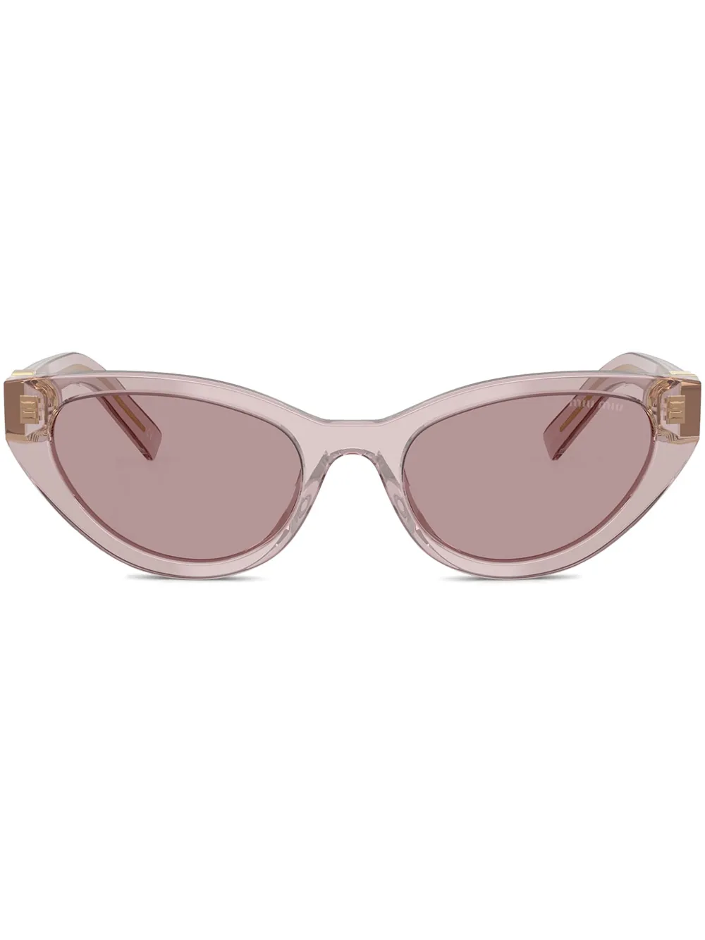 Miu Eyewear Zonnebril met cat-eye montuur Paars