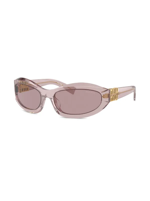 【新品】MIU MIU ミュウミュウ サングラス Glimpse 韓国 Y2K Miu Miu Eyewear Óculos De Sol Glimpse | Roxo | FARFETCH BR