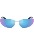Miu Miu Eyewear oval-frame sunglasses - Silver